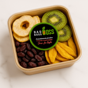 Fruits sec à croquer 🍎 – Portion de pomme, raisin, kiwi ou fruits de saison