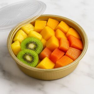 Nawal Tropical Plate 🥭🍍 – Mangue, ananas, papaye, kiwi