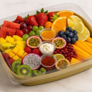 Gold Boss Plate – Assortiment du jour : fruits de saison frais